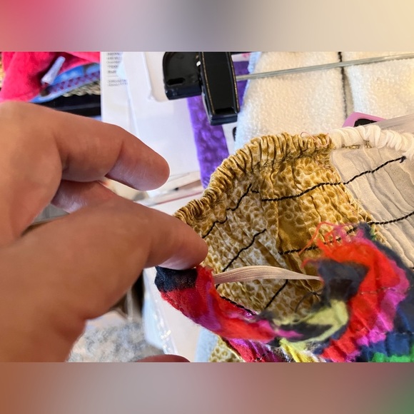 Boho Harem Cotton Patchwork Pants 3pair left - Picture 6 of 6